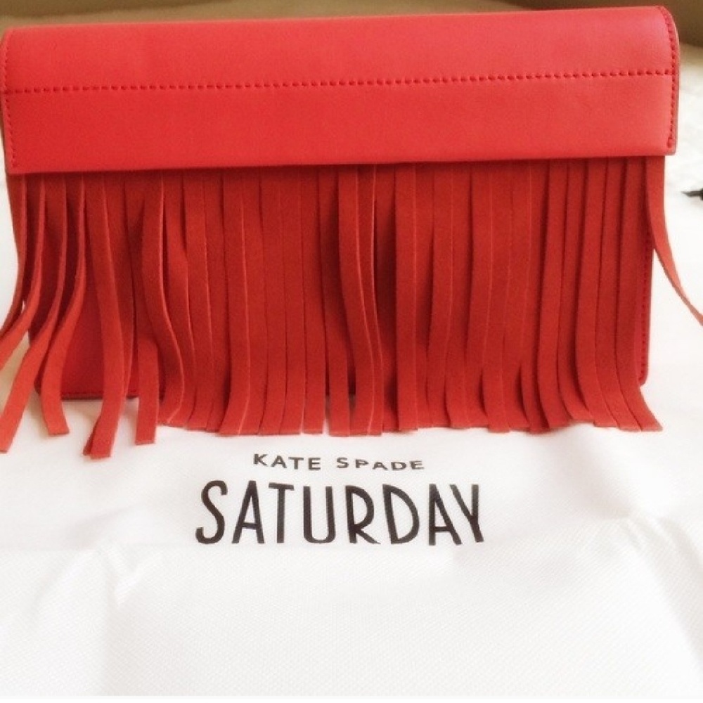 Kate Spade Saturday Fringe Clutch